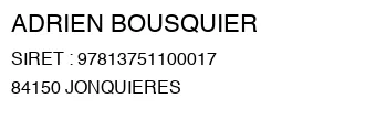 Informations légales éditeur